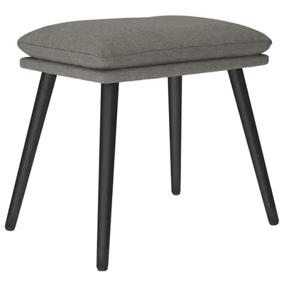 Zdjęcie produktu dla vidaXL Podnóżek jasnoszary 45x29,5x35 cm tkanina
