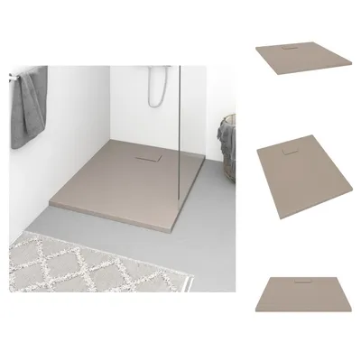 Obrázek produktu pro vidaXL Sprchová vanička SMC Brown 100x80 cm - Sprchové vaničky
