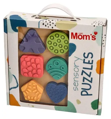 Produktbild von Mom's Care sensorisches Spielzeug Puzzle Formen 6 Stück Lernspielzeug