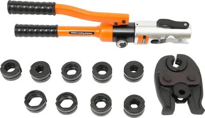 Obrázok produktu pre Kliešte na krútenie káblov, hydraulické, sada 10 sád, oranžovo-čierne