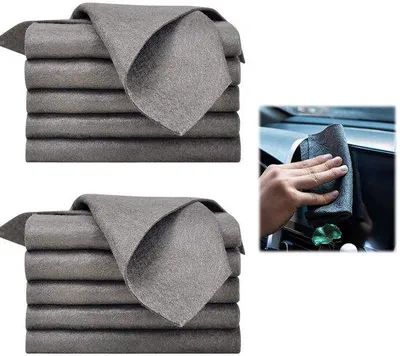 Produktbild von SPHProducts – Magische Reinigungstücher – Mikrofaser-Tücher – Wiederverwendbar – 30 x 30 cm – Für Haus, Küche, Fenster, Auto – 10 Stück