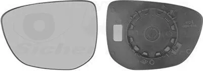 Produktbild von VAN WEZEL Spiegelglas Außenspiegel Links für CITROËN C4 CACTUS Konvex 0984831
