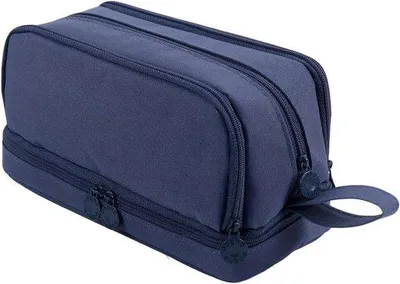 Obrázok produktu pre Modré puzdro so 4 priehradkami do školy a do kancelárie