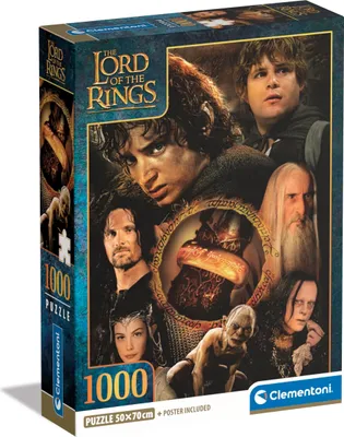 Produktbild von Clementoni - Puzzle The Lord Of The Rings - 1000 dielov