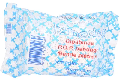 Produktbild von Temedia Gipsbinde spezial 6 cm x 2 m, 1 St. Binde