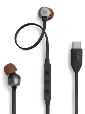 Immagine prodotto di JBL Tune 310C, cuffie intrauricolari cablate USB-C ad alta risoluzione, nero
