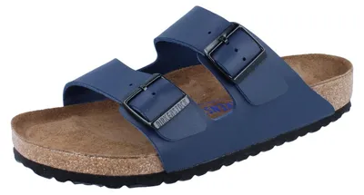 Immagine prodotto di Birkenstock Arizona scarpe da uomo pantofole muli blu tempo libero, numero di scarpe: 41 EU