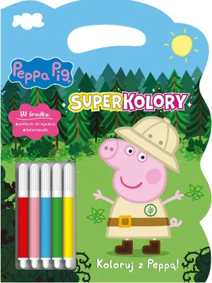 Produktbild von Peppa Pig. Superkolory Kolorowanka z flamastrami