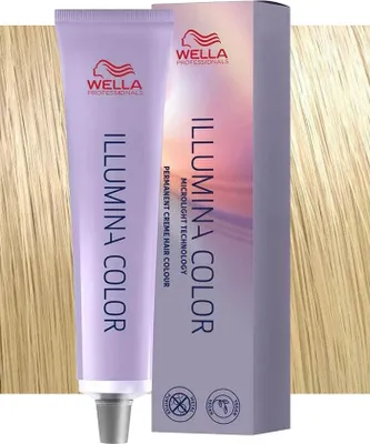 Produktbild von Wella Illumina Color, Blond, 10/38, Frauen, 60 ml, Alle Haare, Farbspeichernd, Schutz, Glanz
