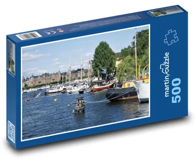 Obrázok produktu pre martinpuzzle – Puzzle 500 – Prístav – Štokholm, Švédsko