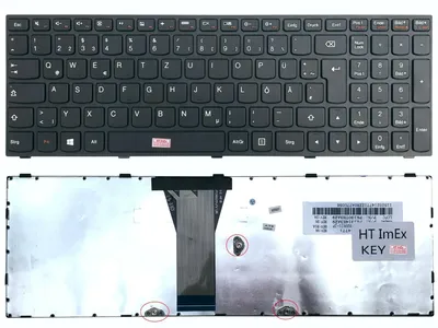Produktbild von DEUTSCHE - Tastatur ohne Beleuchtung für Lenovo IdeaPad G50, G50-30, G50-70M