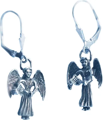 Produktbild von Damen Ohrringe Engel aus 925 er Sterling-Silber