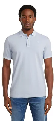 Productafbeelding van G-STAR Raw C.V. Heren Dunda Overdyed Slim Polo, Blauw, Maat XS