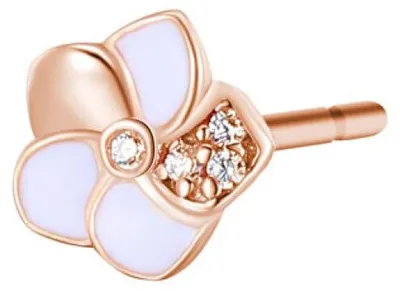 Produktbild von Charming bronze single earrings Flower Allegra RZAL002