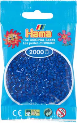 Produktbild von HAMA 501-08 Mini Perlen im Beutel - Blau