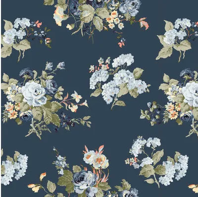 Produktbild von Vliestapete 114898 Laura Ashley Rosemore Blau