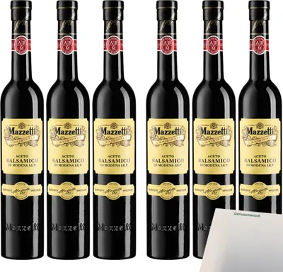Produktbild von Mazzetti Aceto Balsamico Di Modena VPE (6x500ml Flasche) + usy Block