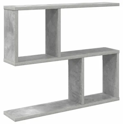 Produktbild von vidaXL Wandregal Betongrau 60 x 12 x 50,5 cm Holzwerkstoff