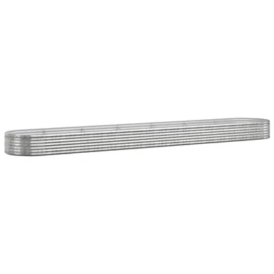 Immagine prodotto di vidaXL Letto rialzato in acciaio verniciato a polvere 544x100x36 cm Argento