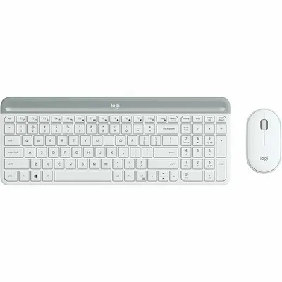 Immagine prodotto di Logitech MK470 tastiera Mouse incluso Ufficio RF Wireless Spagnolo Bianco