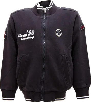Immagine prodotto di 2021T felpa bimbo NORTH SAILS blu cotone sweater kid