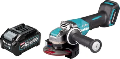 Obrázok produktu pre Akumulátorová uhlová brúska Makita GA 047 GM1 40 V max. 125 mm X-LOCK Brushless + 1x akumulátor 4,0 Ah - bez nabíjačky