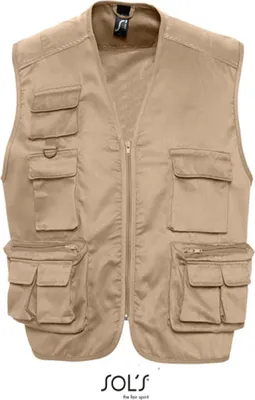 Image de SOLs 43630 | Reporter Jacket Wild Gilet - Couleur : Rope - Taille : L