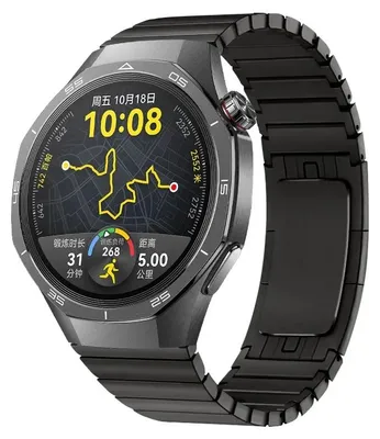 Immagine prodotto di Bracciale in metallo per smartwatch - Huawei GT2/GT3 Pro 46 mm - 22 mm - Acciaio inossidabile - Grigio scuro