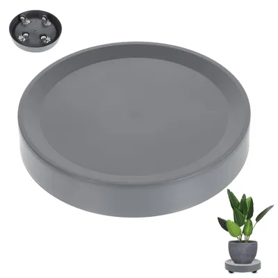 Obrázok produktu pre Omgoods – Kvetinový vozík s podložkou – priemer 23 cm, ľahko pohyblivé kolieska