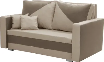 Produktbild von 2-Sitzer-Sofa mit Schlaffunktion ASTO1 - Beige/Braun
