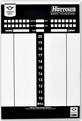 Immagine prodotto di Longfield Harrows Dart Scoreboard Whiteboard