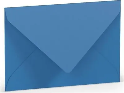 Produktbild von Briefumschlag C7 Nassklebung Seidenfutter Stahlblau
