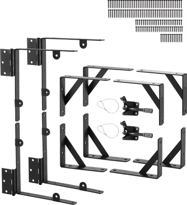 Productafbeelding van Torframe anti-doorhang hoeksteun, hardware voor torframes, ijzer, 2 sets