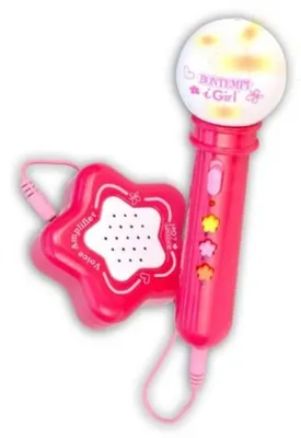 Produktbild von Bontempi Voice Amplifier with Microphone, Spielzeug-Mikrofon, 3 Jahr(e), AAA, 270 g, Pink