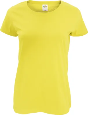 Immagine prodotto di Maglietta Fruit Of The Loom Lady-Fit da donna, manica corta RW4724 (2XL) (Giallo)