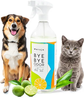 Produktbild von Geruchsneutralisator für Hunde- und Katzenurin, Mersjo geruchsneutralisierende Flüssigkeit