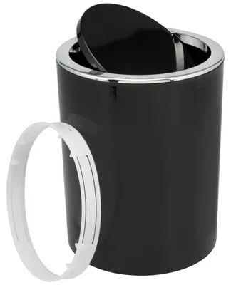 Produktbild von bremermann Kosmetikeimer SAVONA 5,5 Liter aus Kunststoff, rund - schwarz