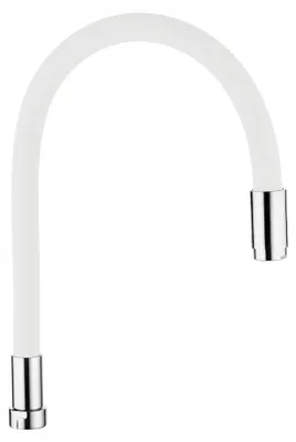 Productafbeelding van Kuchinox ELZA flexibele keukenkraan, wandmontage, wit