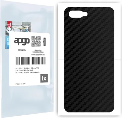 Produktbild von apgo Rückseite Schutzfolie für Oppo RX17 Neo -  Hinten Schutzfolie Carbon, Rückseite Folie schützt vor Kratzern und Fingerabdrücken