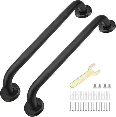 Produktbild von Bad Haltegriffe aus Edelstahl, 2 Stück, 40 cm, rutschfest für die Dusche
