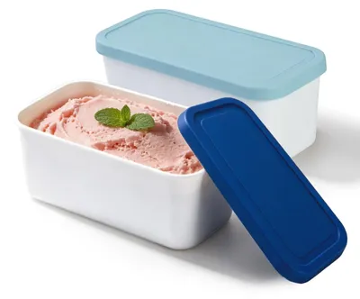 Productafbeelding van Omgoods - Set van 2 IJscontainers met Siliconen Deksel