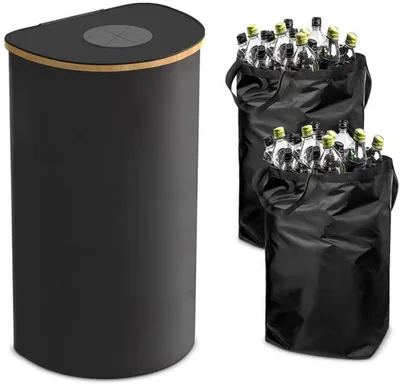 Produktbild von Azomor® Große Flaschen-Sammelbehälter mit tragbaren Taschen und praktischem Silikonverschluss