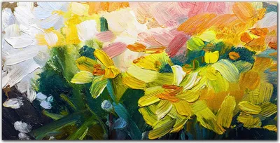 Produktbild von Coloray Küchenrückwand 140x70 Spritzschutz aus Glas - Blumen