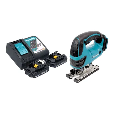 Produktbild von Makita DJV 180 RYX Akku Stichsäge 18 V 135 mm + 2x Akku 1,5 Ah + Ladegerät