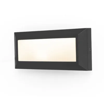 Obrázok produktu pre LUTEC Helena LED vonkajšie nástenné svietidlo teplá biela 11W IP54 matná čierna