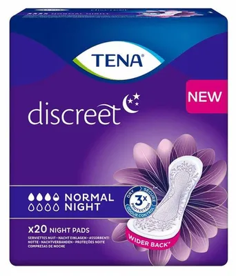 Obrázok produktu pre Tena Discreet inkontinenčné vložky normálne nočné 6X20 ks