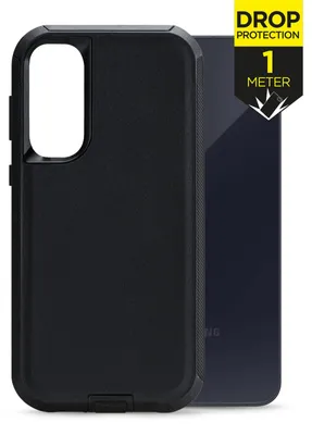 Produktbild von Mobilize Defender Handyhülle für Samsung Galaxy A55 Hülle Hardcase Backcover Stoßfest - Schwarz