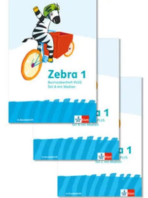 Produktbild von Zebra 1. Buchstabenheft Plus in Grundschrift Klasse 1