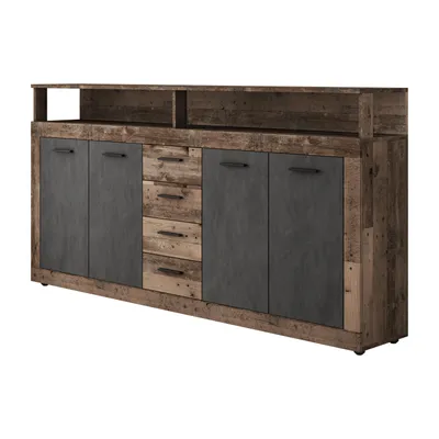 Produktbild von Kommode ROMANO mit Schubladen, Old style dark / Matera
