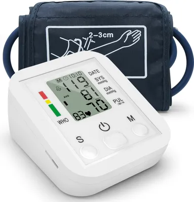 Produktbild von Tragbares elektronisches Blutdruckmessgeraet Haushalts-Armband-Blutdruckmessgeraet mit LCD-Display Genaue Messung